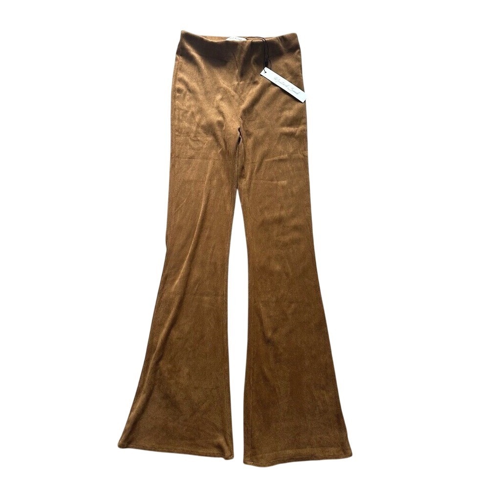 Mustard Seed Corduroy Flare Pants Brown Ribbed‎ Bell Bottom Trousers Medium NEW